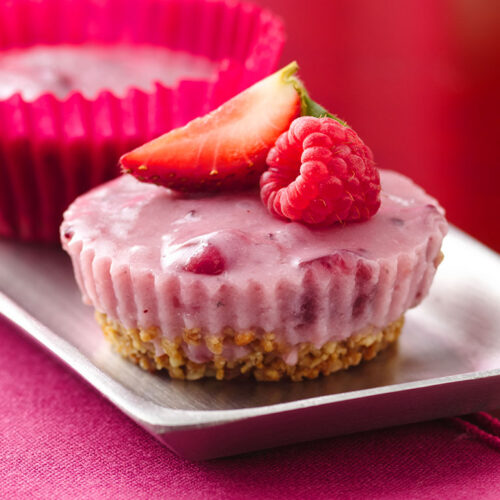 Mini Cranberry & Berry Cheesecakes