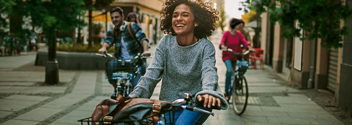 Kids cycling