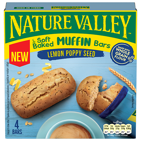 Nature Valley Muffin Bars Lemon Poppy Seed